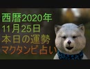 2020年11月25日　マクタンピ完全オリジナル占い　【選択型】最終的に本日の運勢の答えはあなた次第　＃占い　＃毎日占い　＃オリジナル占い