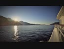 ある日の高速船甑島【下甑島長浜港から上甑島里港までを３階デッキ上などから】