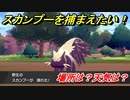ポケモン剣盾　スカンプーを捕まえる方法！オススメの場所は？天気は？ポケモン図鑑コンプへの道！　【ポケモンソード・シールド】