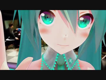 Mmd実写合成 Yyb式初音ミクさんと演奏して録音してきた Vocajazz Nicozon