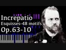 【アルカン】48のモチーフ集ーエスキス第1巻第10番 - 叱責 - Op.63-10 -【Synthesia/Alkan/Increpatio/Esquisses-48 motifs】