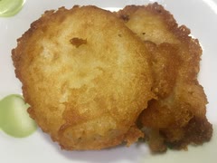 カチカチに乾燥させたハッシュドポテト