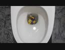 ミニオンをトイレに流してみた２