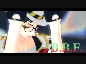 【MMDツイステ】B.B.F.【寮服トレイ】