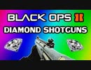 Black Ops 2: Diamond Shotguns - R870 MCS, KSG, S12, M1216 Review (Diamond Camo Gameplay)