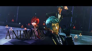 【MMDツイステ】ANIMAる【ウツボと金魚】