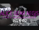 【MMD杯ZERO3予告動画】A day at Narukozaka Works２【MMDアリスギア】