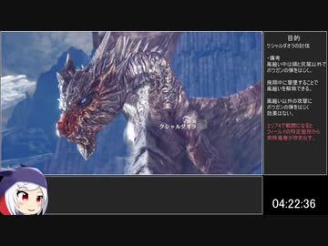 MHWアイスボーン ワールド部分RTA ヘビィボウガン 4:51:22 Part7