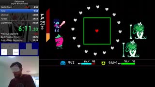 目隠しRTA DELTARUNE - any% NG+ in 34:03 Blindfolded Speedrun