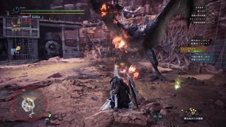 MHWI　イャンガルルガ　0分針討伐　4'41”36　ガンランスソロ　放射型Lv6＠ガンサーの姫