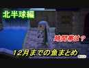 あつまれどうぶつの森　１２月までの魚まとめ！（北半球編）早めに釣っておきましょう！　【あつ森】