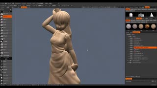 3D-COATで作るミニフィギュア　その3　～服を着せてあげたい～