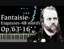 【アルカン】48のモチーフ集ーエスキス第2巻第16番 - 幻想曲 - Op.63-16 -【Synthesia/Alkan/Fantaisie/Esquisses-48 motifs】