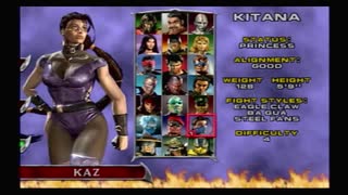 『MKDA』 モータルコンバット・デッドリー・アライアンスでフェイタリティー！(KITANA ２)