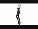 【MMD】Tda haku cotta black Sexy Walk
