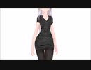 【MMD】Tda haku cotta long hair black Sexy Walk