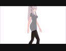 【MMD】Tda haku cotta long hair Sexy Walk