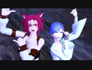 【FF14MMD】ミコッテ♀とヒューラン♀でp.h.【FFMMD】