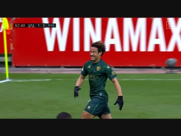 岡崎慎司、芸術的ゴール！待望のスペイン1部初得点！