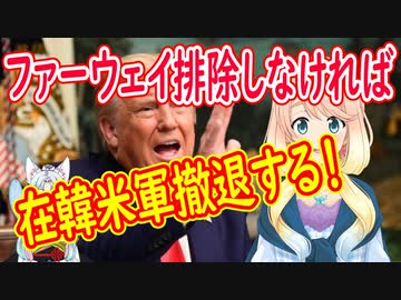 【韓国の反応】現政権の本音は「米軍撤退」ではないのか？米国→ファーウェイを排除しなければ米軍撤退する！【世界の〇〇にゅーす】