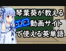 琴葉葵が教える海外エロ動画サイトで使える英単語 アナル編