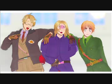 【APヘタリアMMD】jewel 【英米仏】