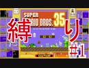 【ゆっくり実況】(スーパーマリオブラザーズ35)縛りマシプレイpart1