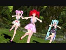 【MMD】夜明けと蛍 【重音テト　小春音アミ】