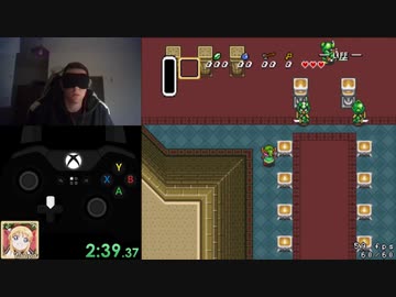 目隠しRTA  ゼルダの伝説 神々のトライフォース - any% in 8:32 Blindfolded Speedrun