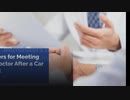 Reminders for Meeting with a Doctor After a Car Accident