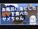 【Gawr Gura】お風呂に落としたピザを拾って食べたサメちゃん【和訳切り抜き】