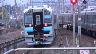 【まだまだ】JR東日本GV-E400系気動車甲種輸送(20201210)【増える】