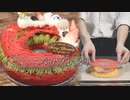 【クリスマス】真っ赤なパリ・ブレストの作り方 ピスタチオ使ってるから美味い。