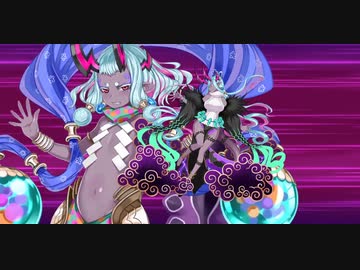 【FGO 初期再臨版】『伊吹童子』宝具＋EXモーション スキル使用まとめ【Fate/Grand Order 地獄界曼荼羅 平安京 轟雷一閃】