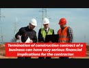 Terminate a Contract |Contract Termination
