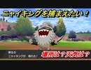 ポケモン剣盾　ニャイキングを捕まえる方法！オススメの場所は？天気は？ポケモン図鑑コンプへの道！　【ポケモンソード・シールド】