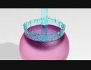 【Blender 2.90】intel core i7 10700K で流体の物理演算 + Cyclesレンダリング