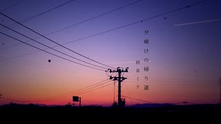 夕焼けの帰り道 / 初音ミク