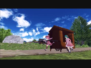 【第12回東方ニコ童祭Ex】みすちーと響子ちゃんが屋台を出すだけ【東方MMD】