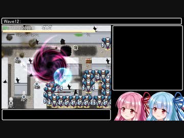 ※再投稿【voiceroid実況】鉄の巨人がスクラップになるまで防衛するゲーム【テツオディフェンス】