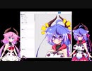 PSDToolを使ってYMM４用立ち絵を作ってみる動画　 [鳴花ヒメミコト実況]