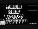 刀剣乱舞動画 投稿者ランキング
