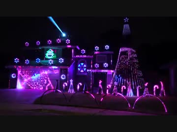 曲に合わせてイルミネーションされる民家が凄過ぎる件2020.Christmas