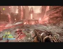 PS4版DOOM eternal クラシックモードナイトメアノーミスクリアマスターレベルスーパーゴアネストエンパワードデーモンありエクストラライフセービングスロー未使用