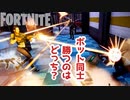 ボット同士を戦わせると勝つのはどっちか検証した・一度もキルされずにIOガードに初めて勝った！ただ、ゴリ押し＆ぼーっとしてるボットｗｗｗ というオチだった・エネミーボット対フレンドリー【フォートナイト】