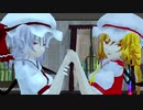 【東方MMD】改変レミフラでBadapple!!【カメラ固定】