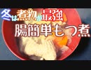 【おしゃれじゃないリアルな一人暮らし飯】冬は煮物が最強！腸簡単もつ煮を煮てみた