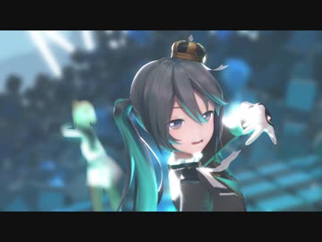 【MMD-PVF7】ＹＹＢ式クラウンミクさんとクラウンリンちゃんが踊るB.B.Fが凛々しすぎる件