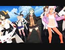 【アニメ風シェーダー】艦コレ9人で威風堂々【MMD杯ZERO3参加動画】