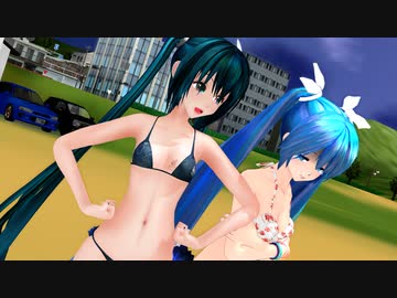 【MMD杯ZERO3参加動画】めんぼうミクさん＆葉月さんでロキ